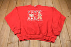 Vintage 1995 Christmas Ginger Bread Man Christmas Sweater