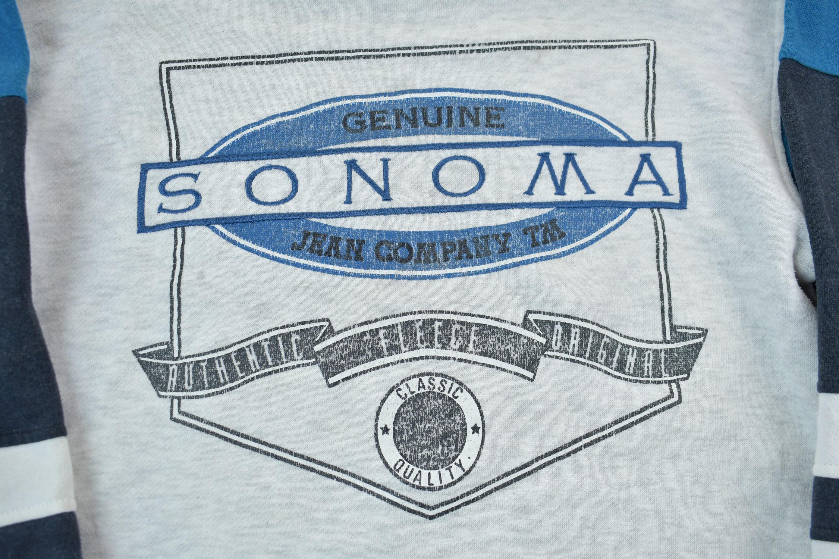 Vintage 1990s Sonoma Souvenir Travel Crewneck Sweatshirt