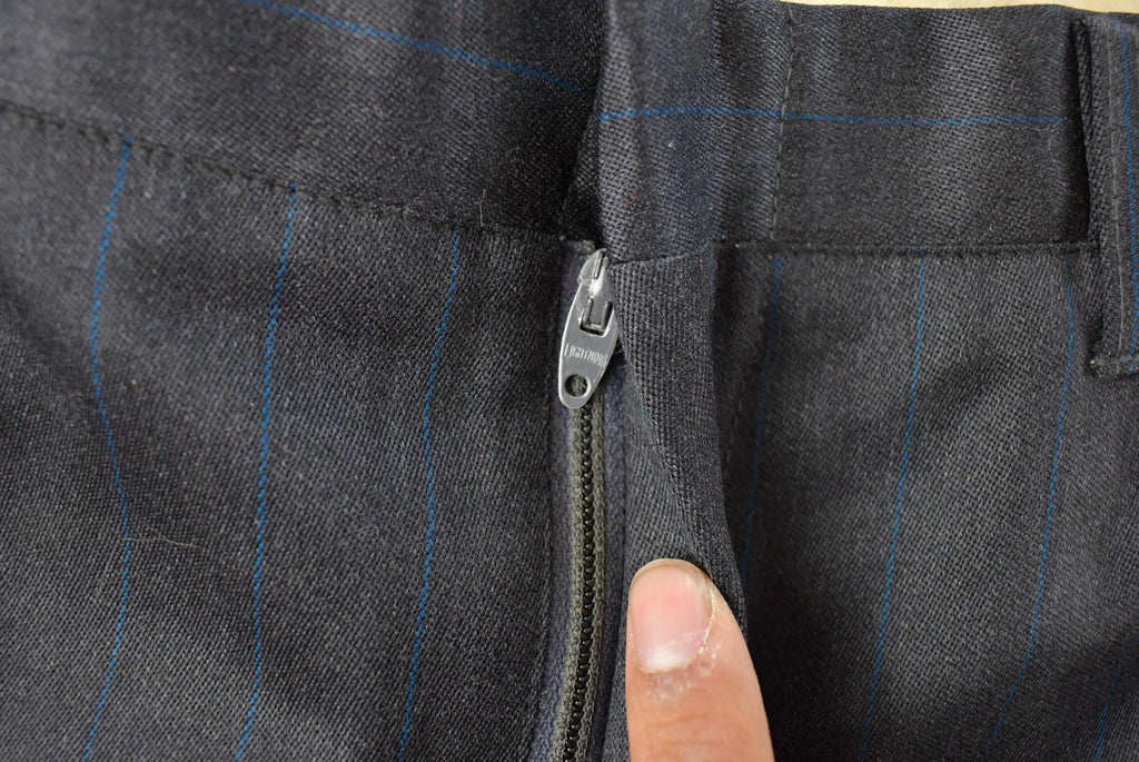 Vintage 1960s Pleated Pinstripe Trousers Men's 31 x 31