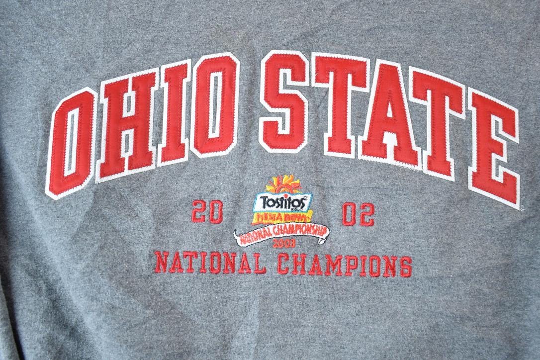 Vintage 2002 Ohio State Champion Sweatshirt