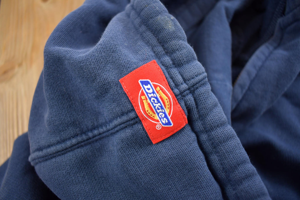 Vintage 1990s Dickies Zip Up Hoodie Made In USA