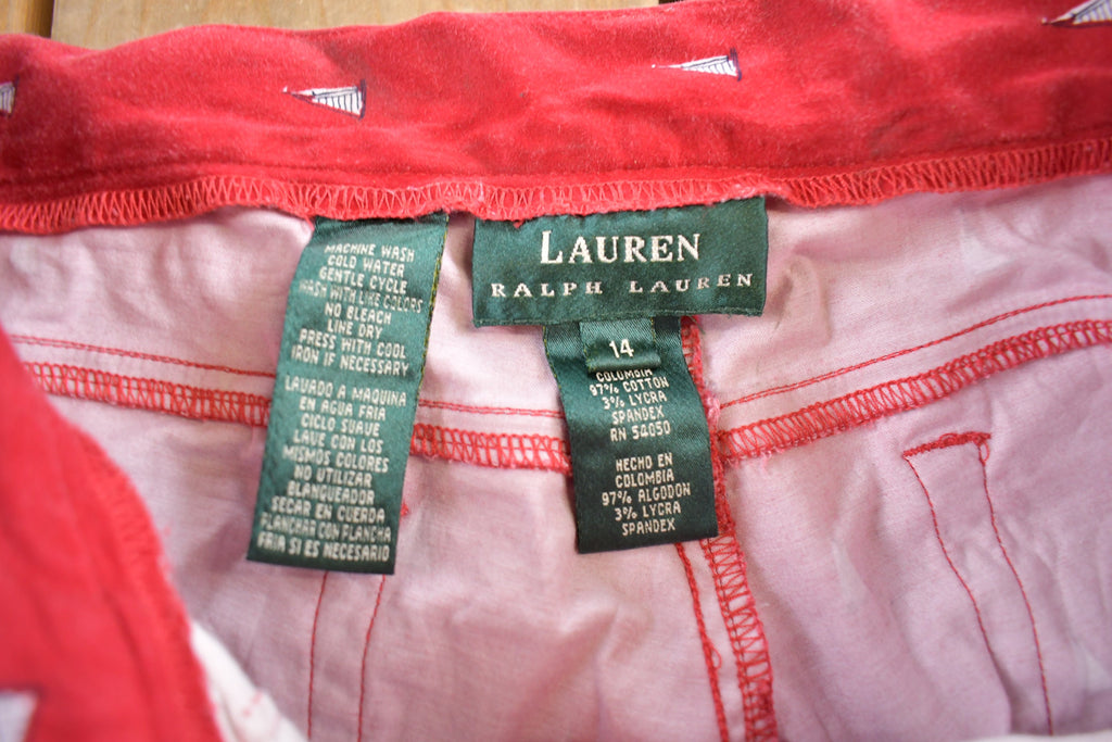 Vintage 2000s Ralph Lauren Sailboat Pants Size 34x26