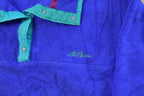 Vintage 1990s L.L. Bean T-Snap Fleece Sweater Jacket Women's L / Outdoors / Full Zip / Streetwear / Athleisure / Hiking