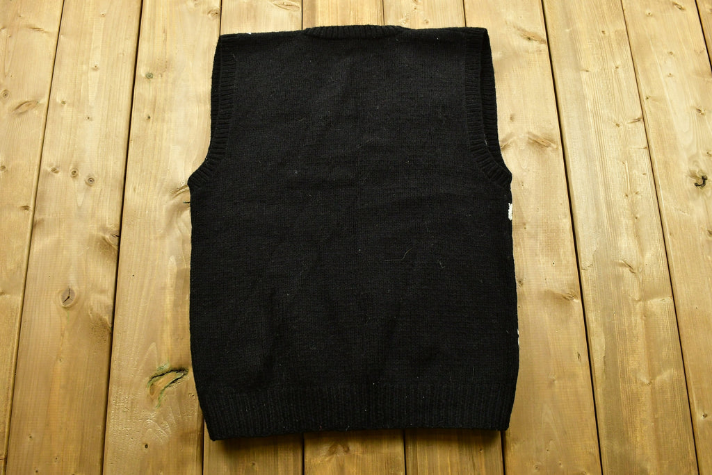 Vintage 90's J. Christopher 100% Wool Knitted Sweater Vest