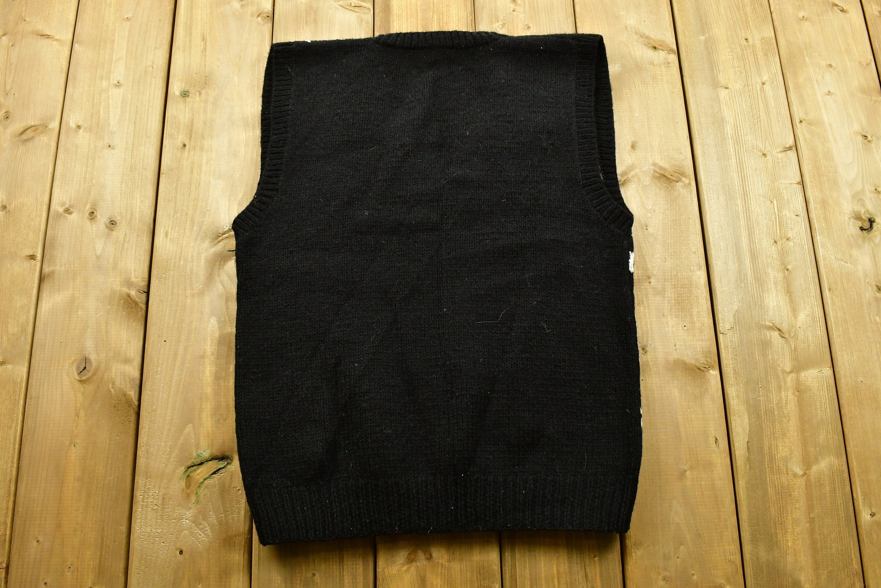Vintage 90's J. Christopher 100% Wool Knitted Sweater Vest