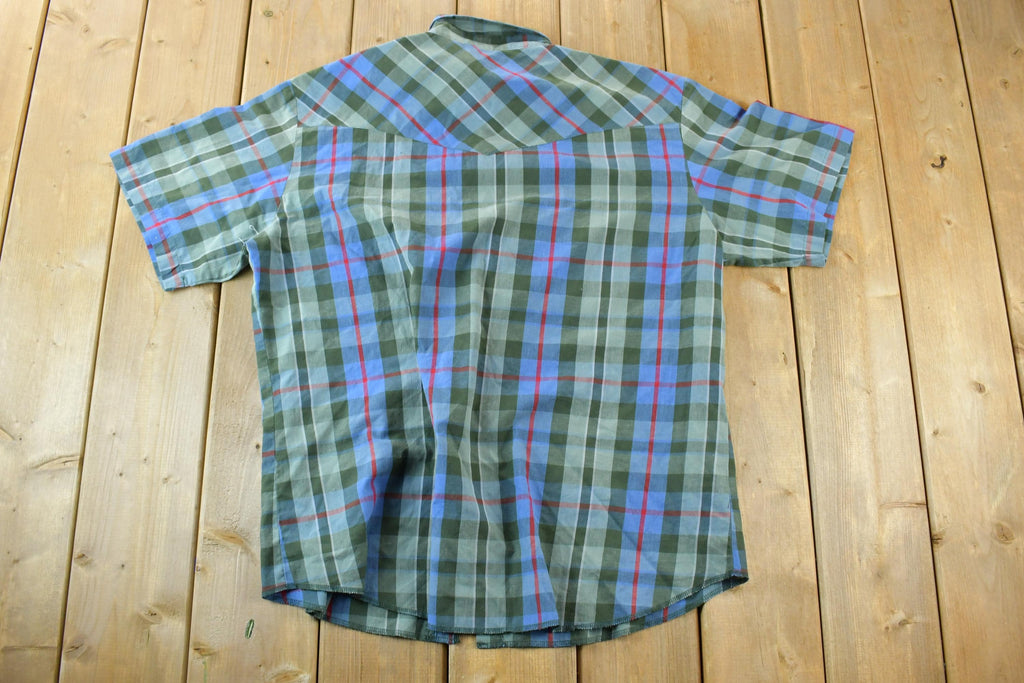 Vintage 80s Rustler X Long Tails Western Button Up Shirt