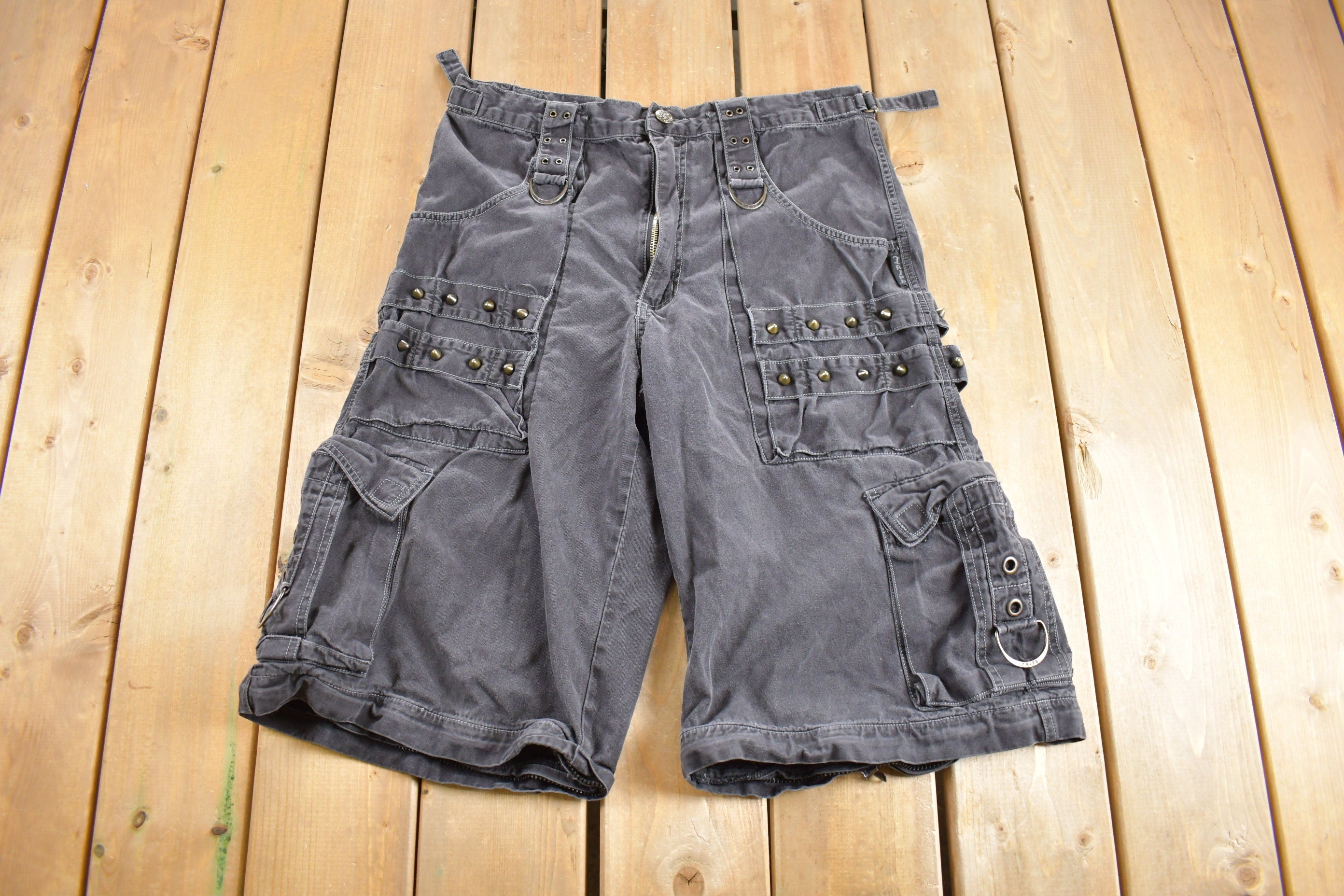 Vintage Y2K Tripp NYC Bondage Shorts Size Large (34)