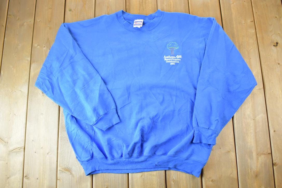 Vintage 2001 Anthem Tree Crewneck Sweatshirt