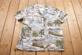 Vintage 1990s Tropical Beach Hawaiian Button Up Shirt  Made in Hawaii  All Over Pattern  Pattern  Casual Shirt  Essentials