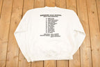 Vintage 1997 Nebraska State Basketball Tournament Graphic Print Crewneck Sweatshirt Men's L