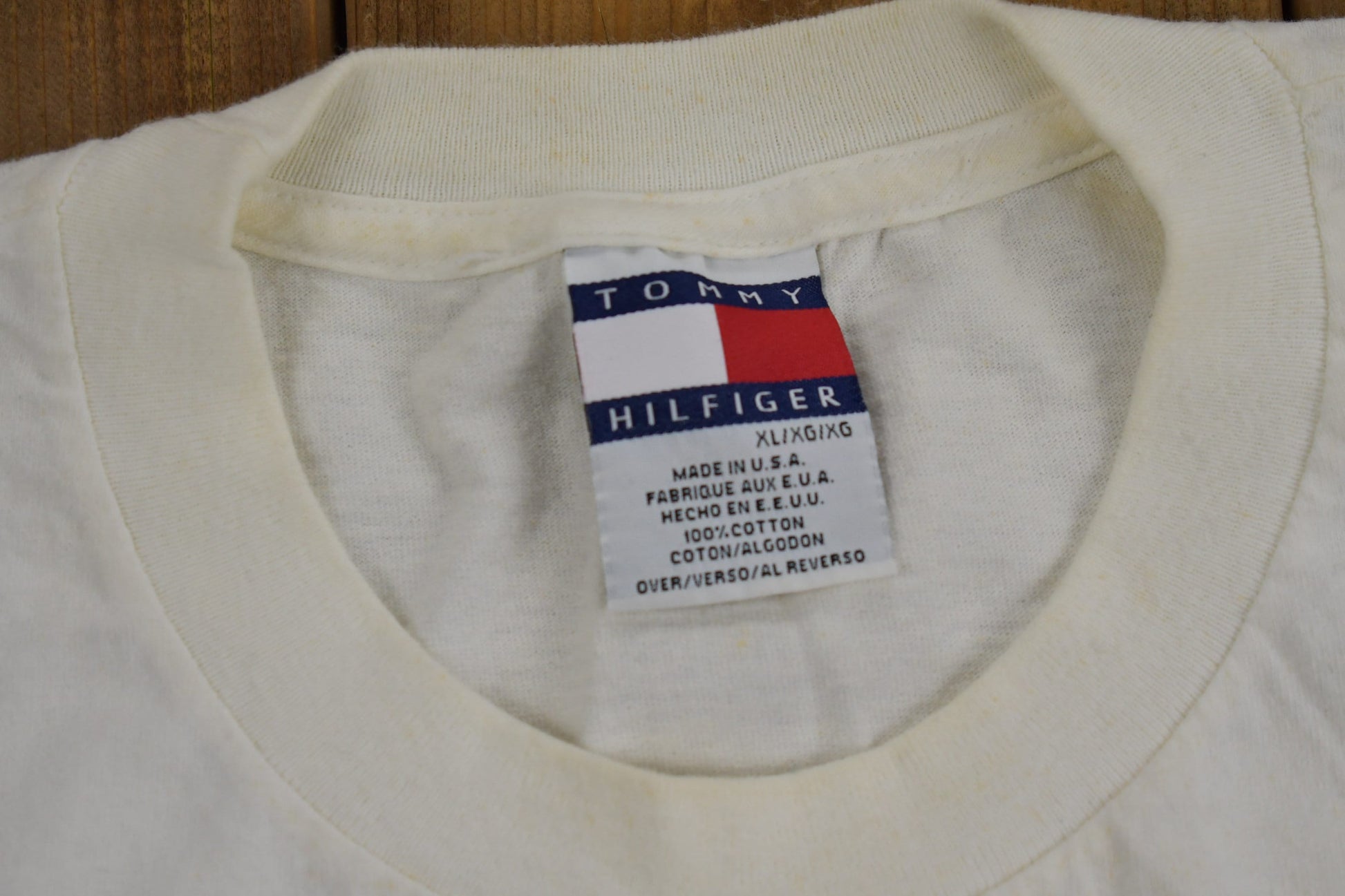 Vintage 1990s Tommy Hilfiger Freedom Graphic T Shirt