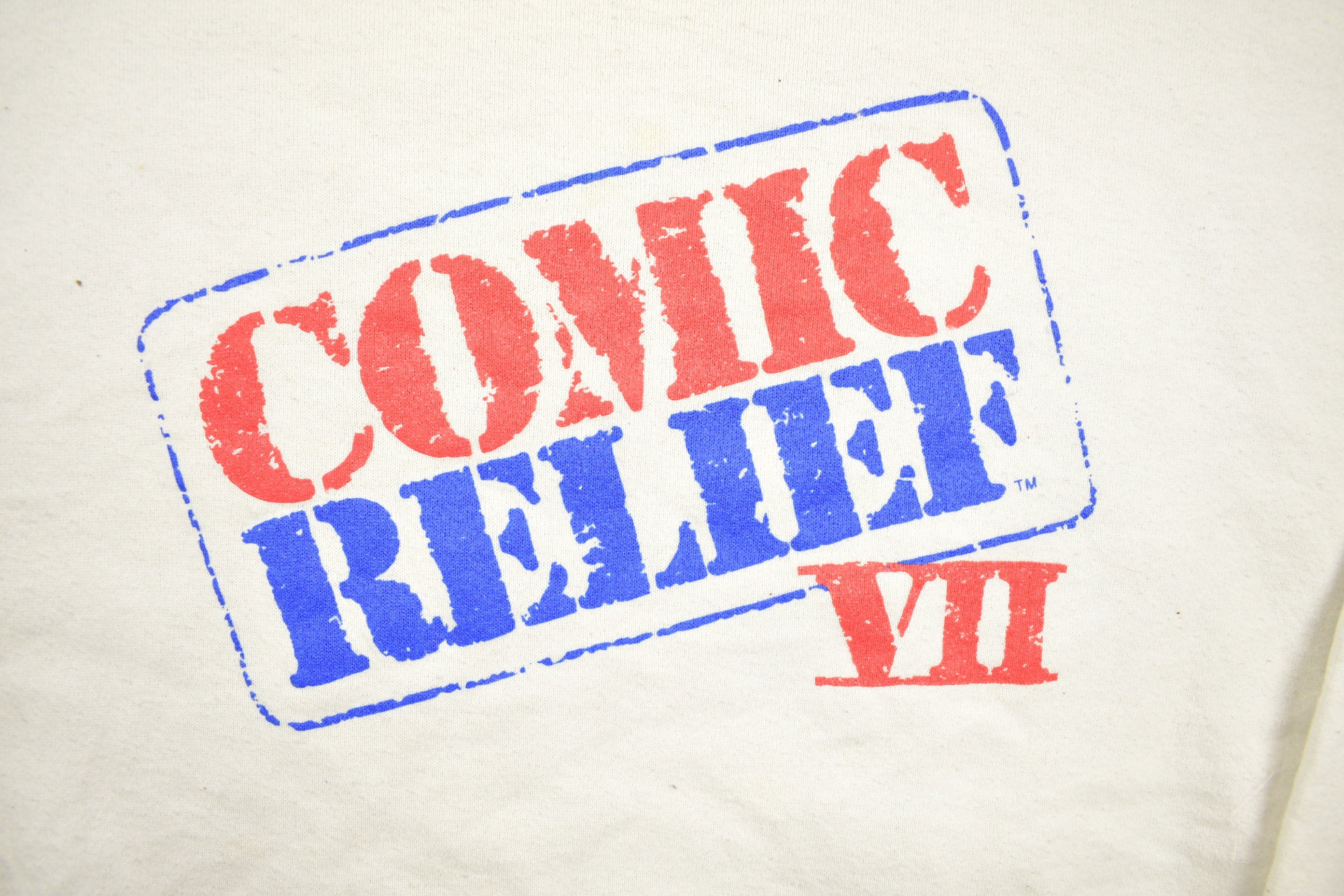 Vintage 1990s Comic Relief VII Graphic Crewneck Sweatshirt