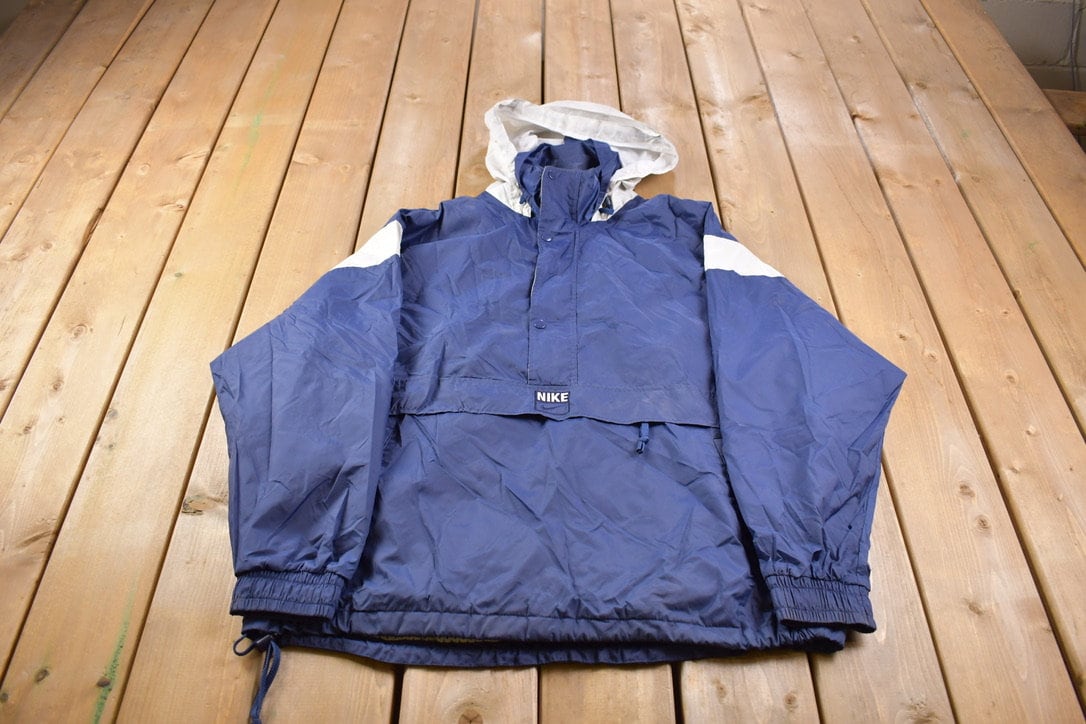 Vintage 1990s Nike Full Zip Mid Swoosh Windbreaker Jacket
