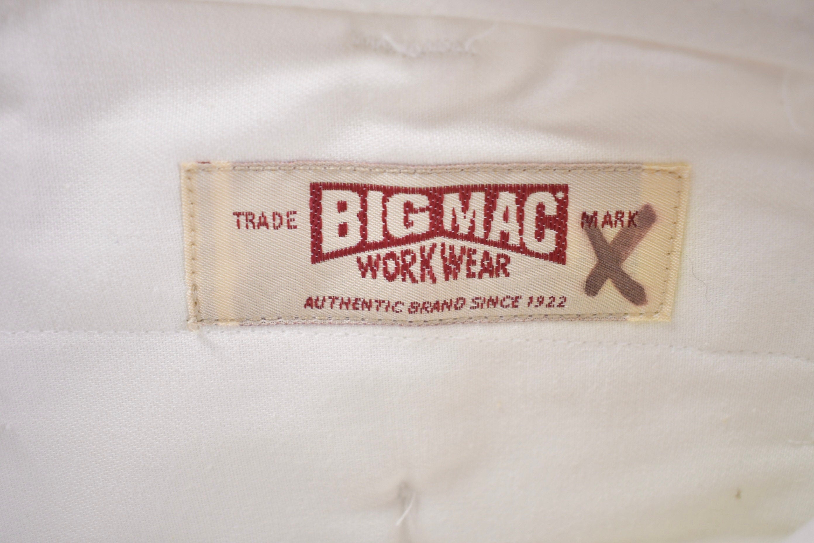 Vintage 1970s Big Mac Work Wear Denim Jeans Size 38 x 30.5