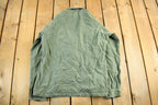 Vintage 1960s 1970s OG-107 Military Sateen Shirt Men's Large