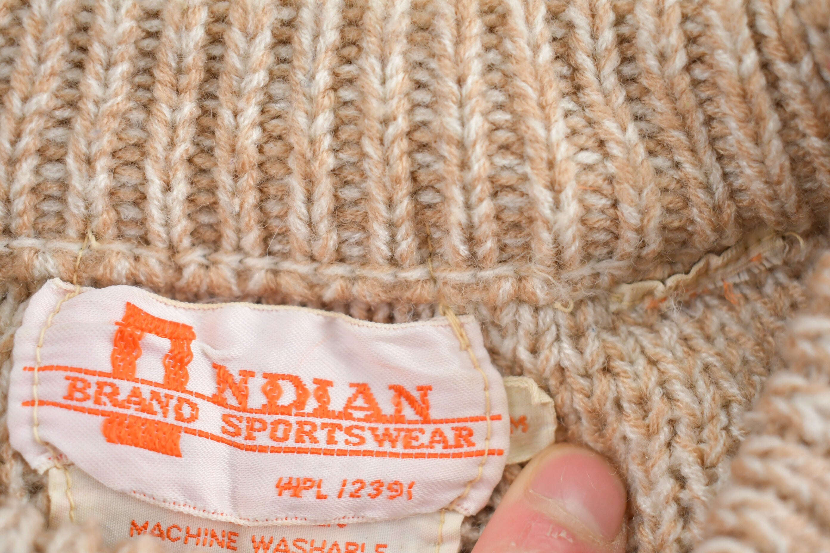 Vintage 1980s Cable Knitted Sweater