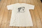 Vintage 1990s Sam Lu Wolf Graphic T Shirt Size Large