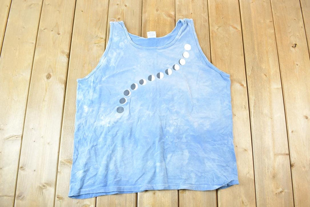 Vintage 1990s Moon Phases Souvenir Tank Top Men's L