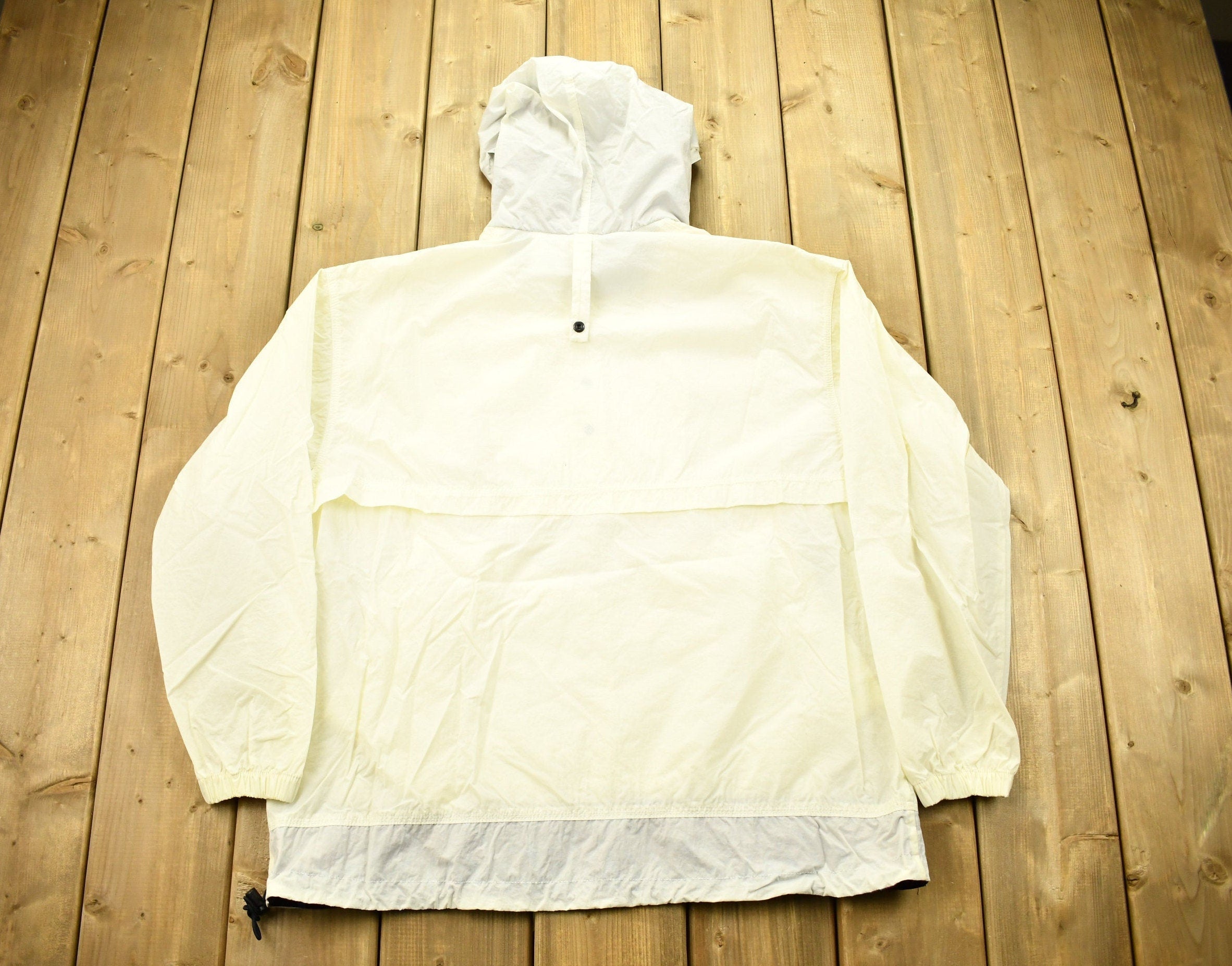 Vintage 1990s Nike Mini Swoosh Youth Size T-Snap Windbreaker Jacket