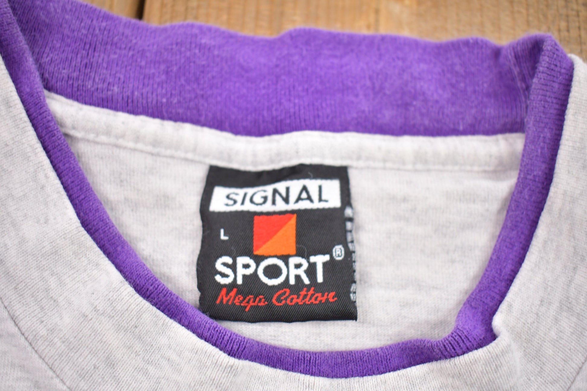 Vintage 1990s Double Collar Dog Sledding Alaska Souvenir T Shirt