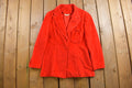 Vintage 1960s Sears Red Button Blazer Coat