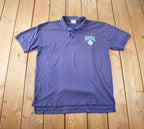 Vintage 1990s Toronto Maple Leafs Embroidered Golf Shirt Made In USA