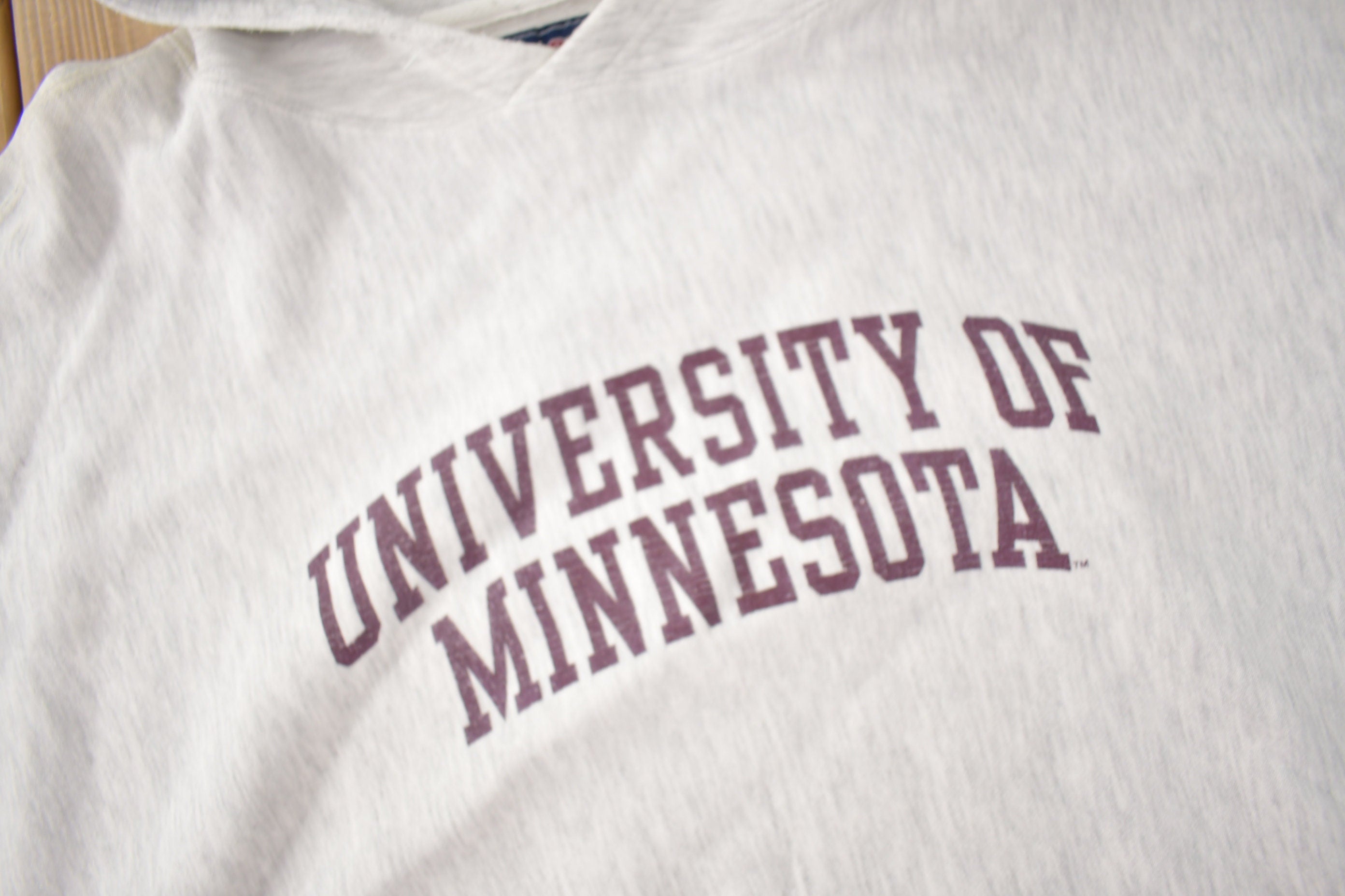 Vintage 1990s University Of Minnesota Collegiate Cross Grain Hoodie Size XL