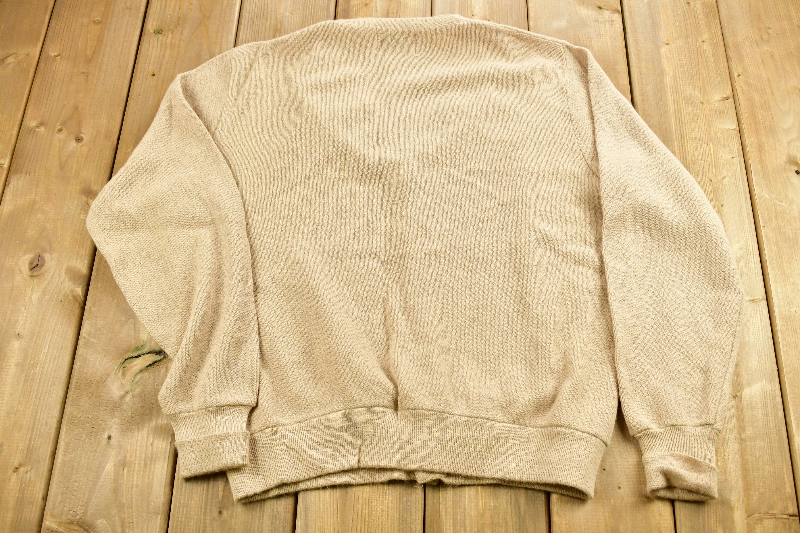 Vintage 1970s Steeple Chase Knitted Cardigan Sweater