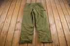 True Vintage 1970s Military Heavyweight Thermal Cargo Pocket Pants 36 x 28