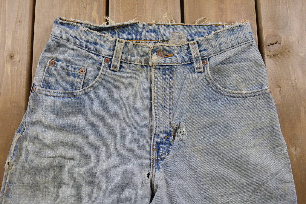 Vintage 1990s Levi's 560 Red Tab Distressed Jeans Size 28 x 29