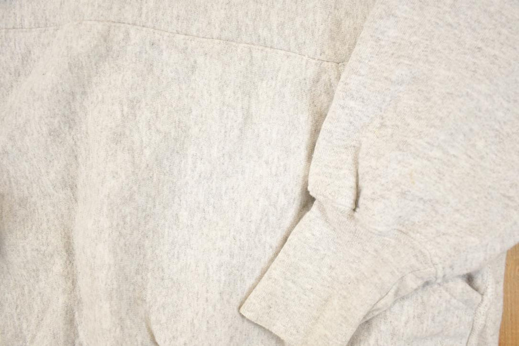 Vintage 1990s Henry J Knott Masonry Graphic Print Cross Grain Heavyweight Hoodie Sweatshirt Men's L