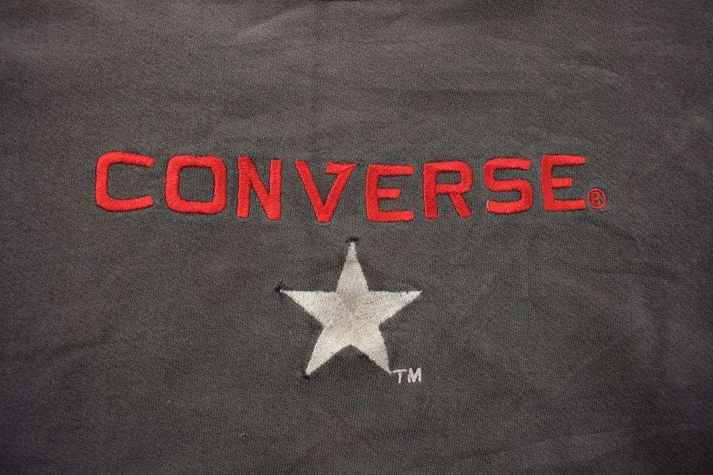 Vintage 1990s Thrashed Converse One Star Crewneck Sweatshirt