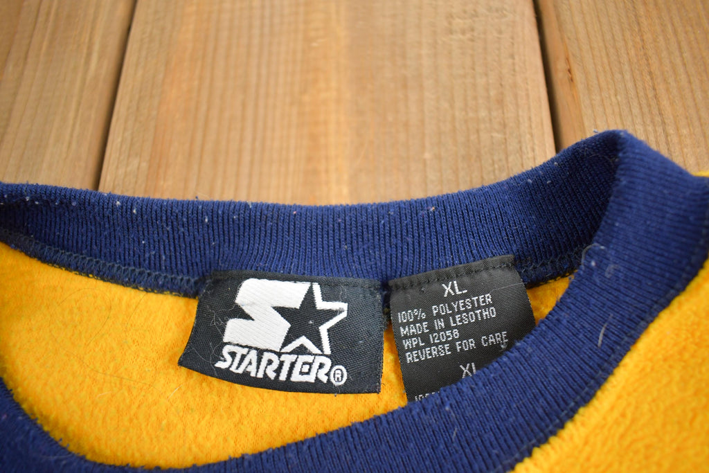 Vintage 1990s Starter Embroidered Fleece Crewneck