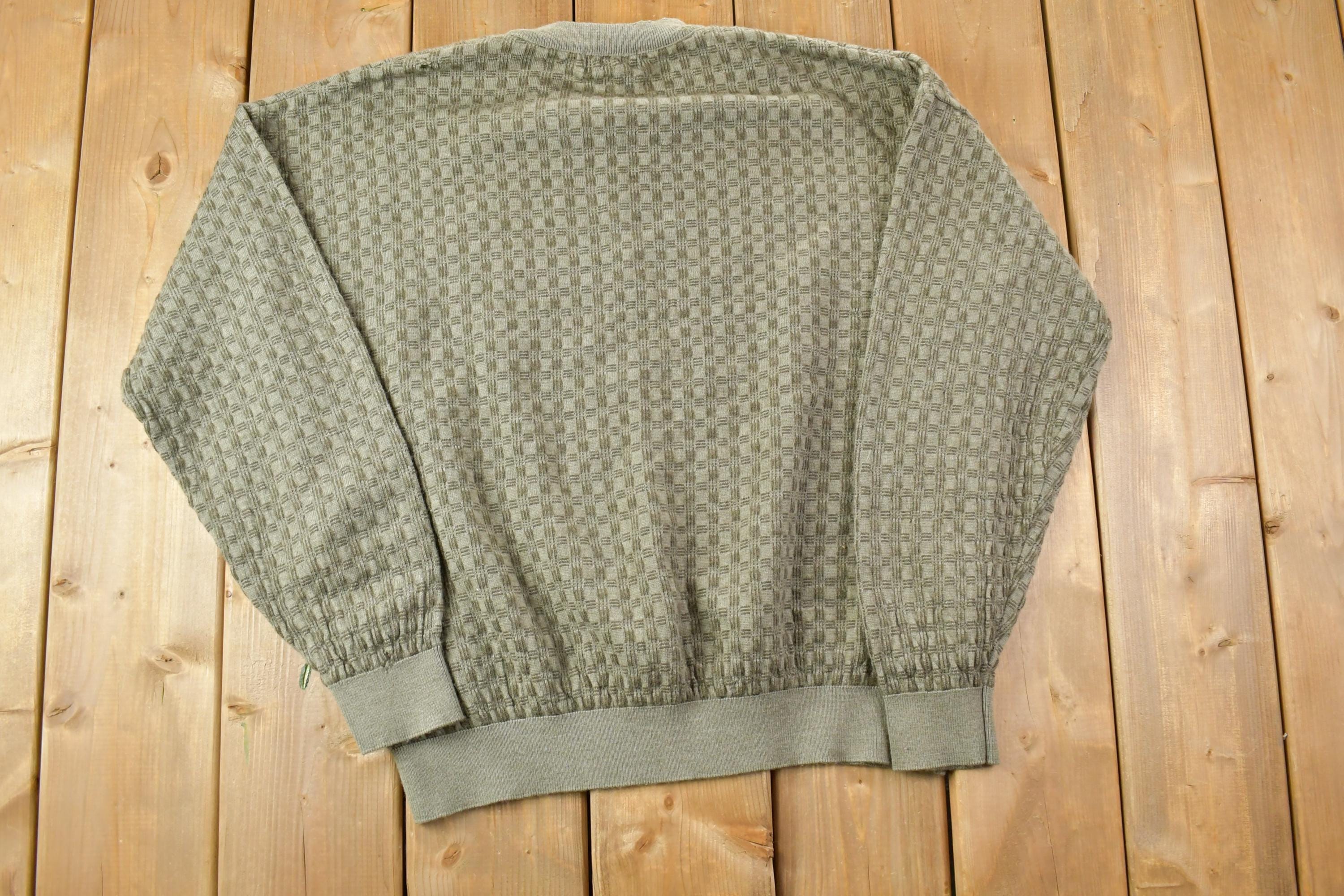 Vintage 1990s Claiborne Knit Crewneck Sweater