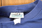 Vintage 1990s Northern Reflections Flower Glass Cute Cartoon Crewneck Sweatshirt Women's L