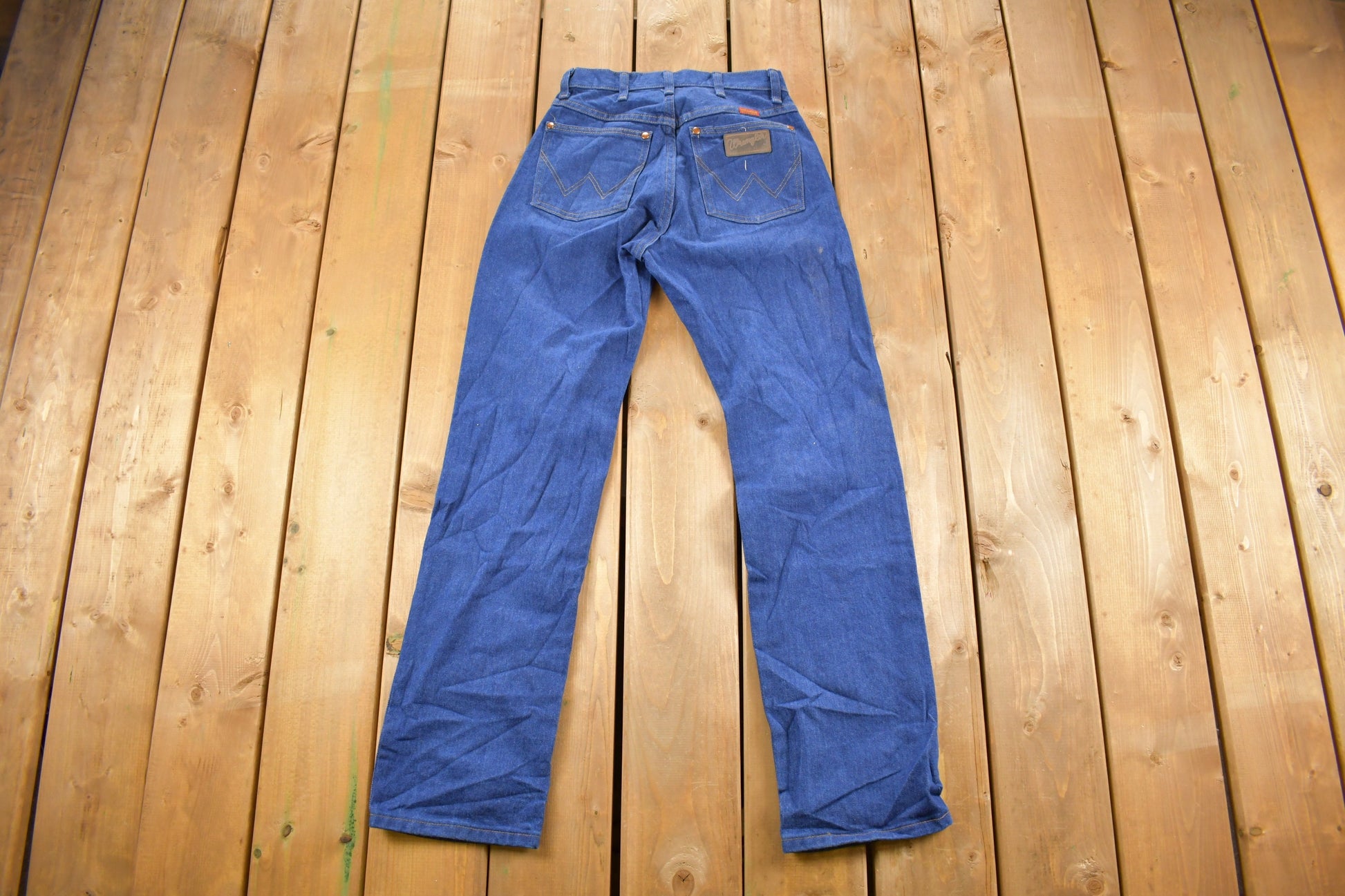 Vintage 1970s Wrangler Western Style Denim Jeans Size 26 x 30