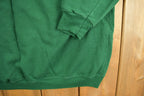 Vintage 1990s Blank Green Hanes Crewneck Sweatshirt