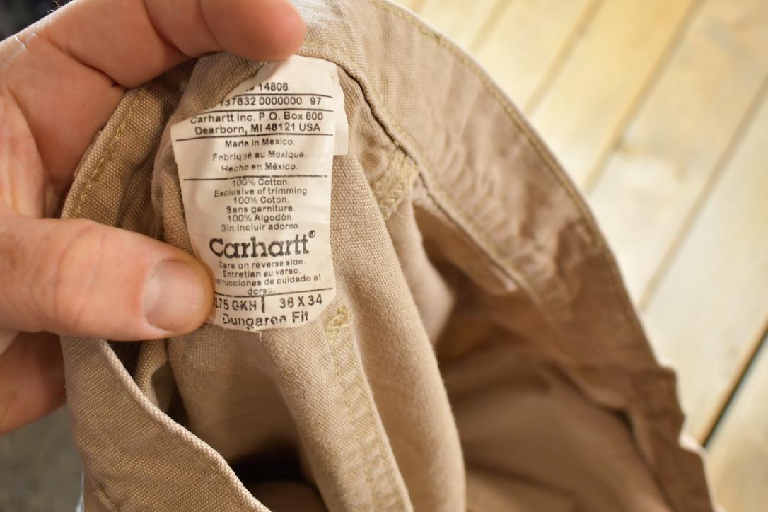 Vintage 1990s Carhartt Denim Work Jeans Size 36