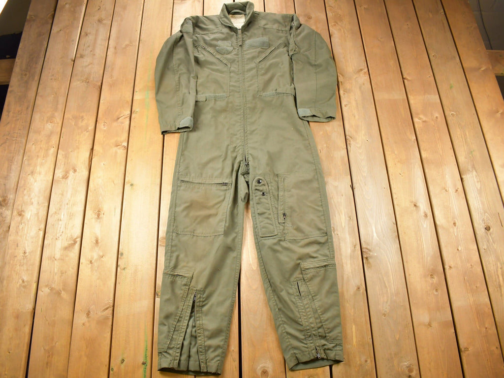 Vintage 1980 Military Flyer Coverall Jumpsuit Size 40R
