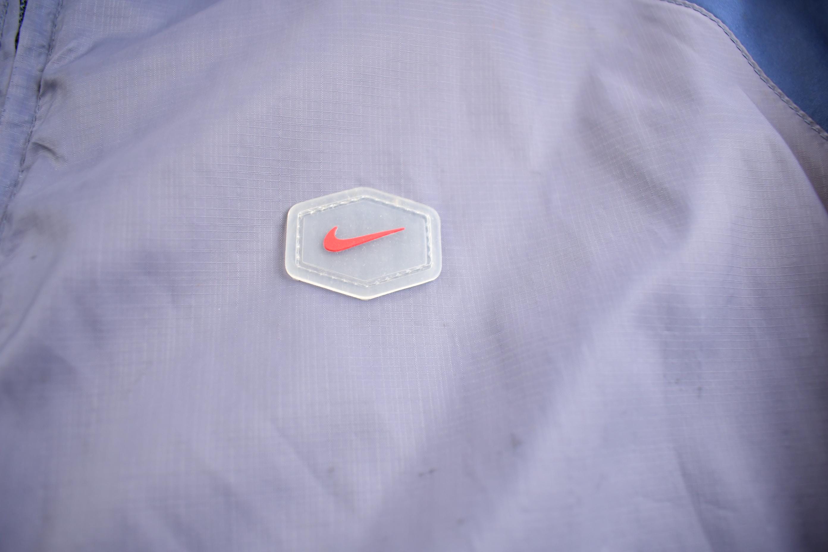 Vintage 2000s Nike Mini Swoosh Color Block Windbreaker Jacket
