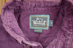 Vintage 1990s Blank Purple Woolrich Button Up Shirt