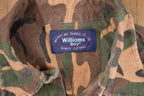 Vintage 1990s William's Bay Camo Button Up Shirt
