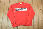 Vintage 1990s Neiman Marcus Russell Crewneck Sweatshirt / 90s Crewneck / Made In USA / Streetwear / Embroidered