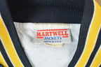 Vintage 1990s Iowa Hartwell Jackets Satin Button Up University of Collegiate NCAA Jacket