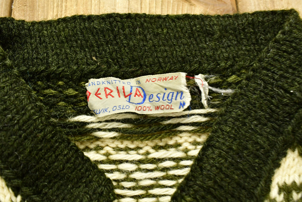 Vintage 1970s Peril Design 100% Wool Knitted Sweater