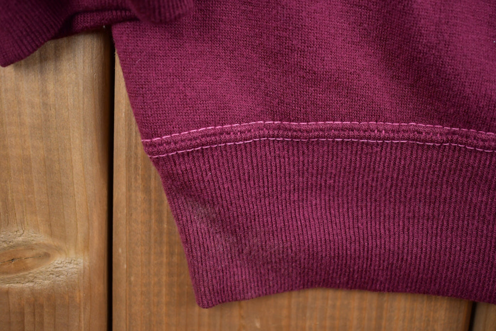 Vintage 1990s Blank Red Crewneck Sweatshirt