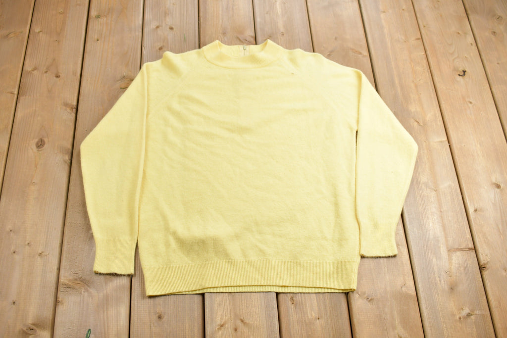 Vintage 1990s Designers Originals Blank Quarter Zip Sweatshirt  90s Knit  Made In USA  Essential  Streetwear  90s Blank  Vintage Knit