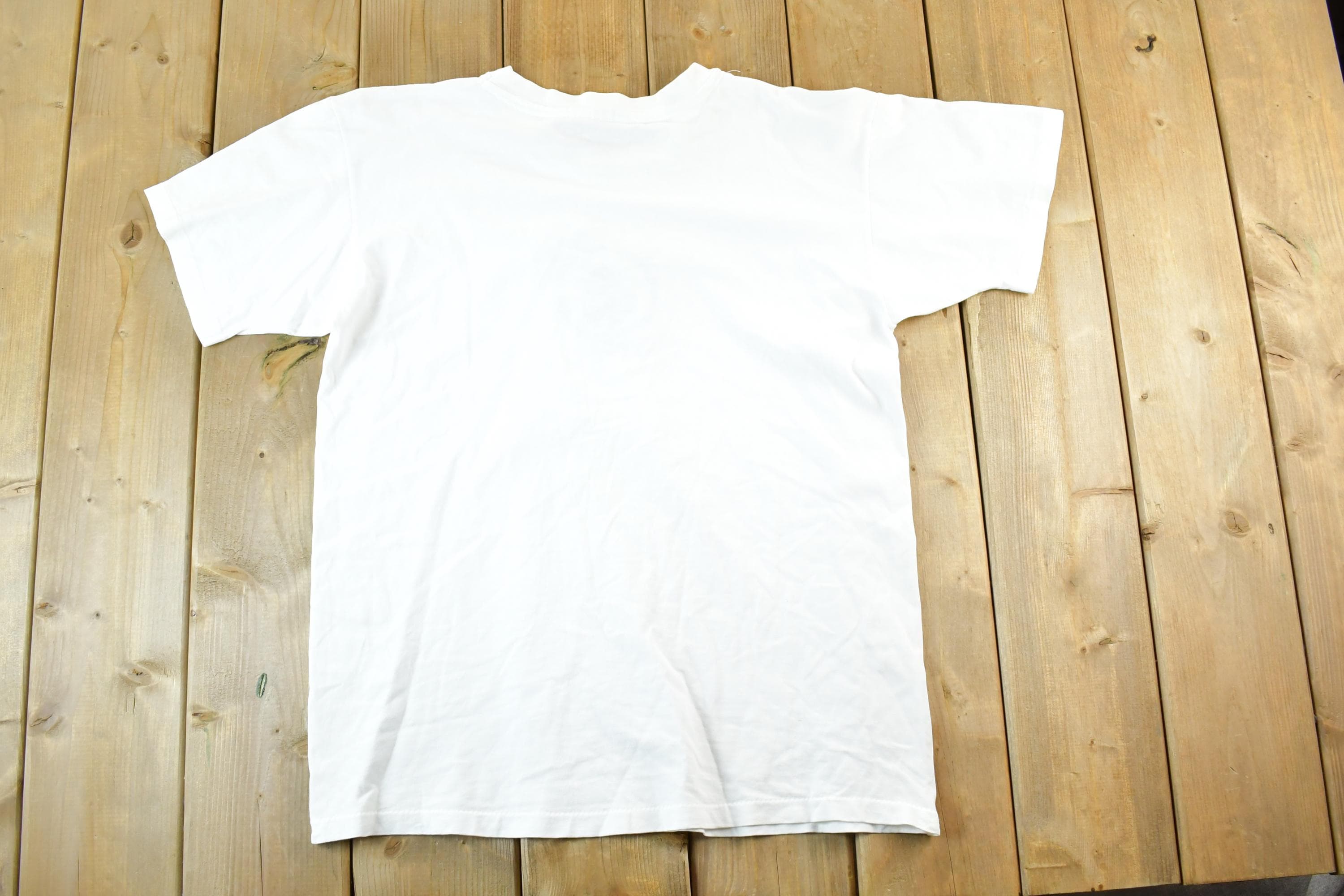 Vintage 1990s St Thomas Anchor Logo Souvenir T-Shirt Mens L