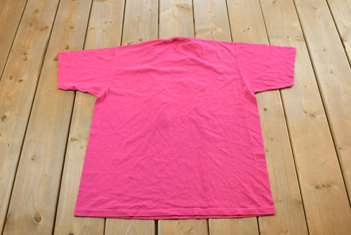 Vintage 1990s Hudson View Cleaners Graphic T Shirt Mens L / Sports / Athleisure / Streetwear / 90s Tee / Made in USA