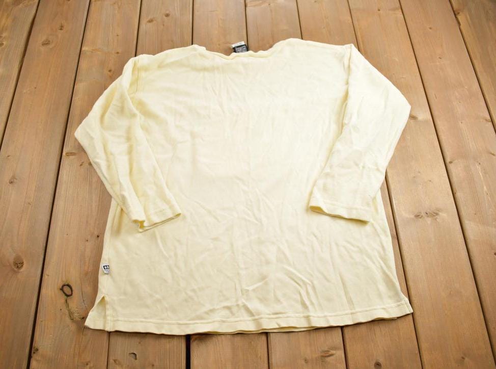 Vintage 1990s NineTwoSixFive Yellow Crewneck Made In USA